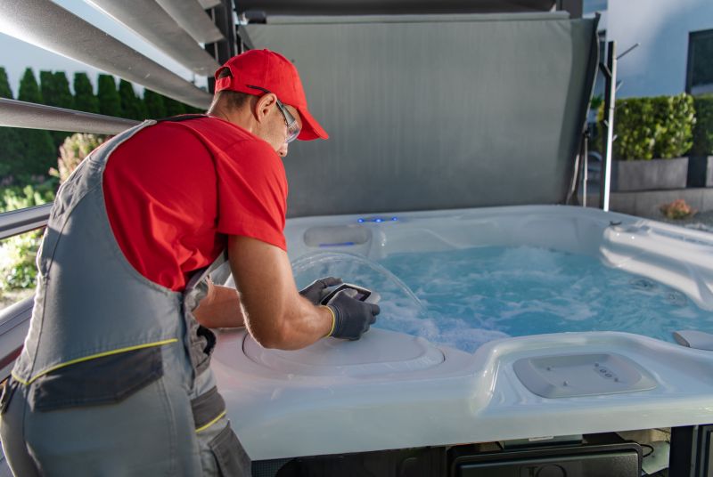 Hot Tub with Professional Setup