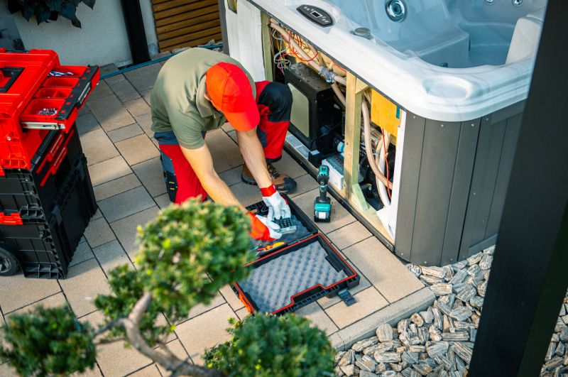 Completed Hot Tub Installation